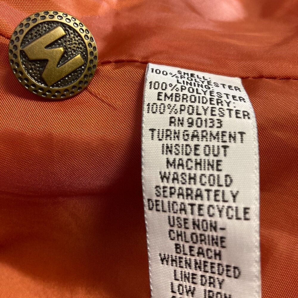 Bob Mackie Wearable Art Rust-Colored Coat - image 4